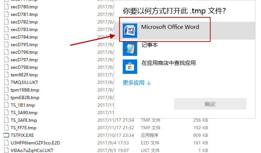 tmp文件怎么打开?win10打开tmp文件的方法(4)